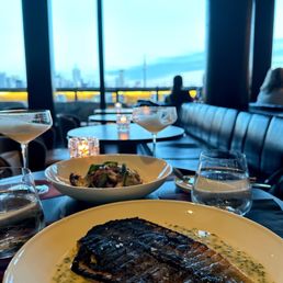 Branzino and octopus