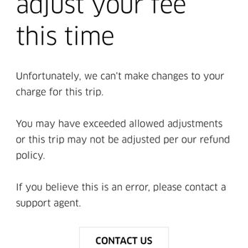 Uber - I've been trying to dispute a charge with uber and they will not refund me for the driver going to the wrong location. - Taxis Near Me