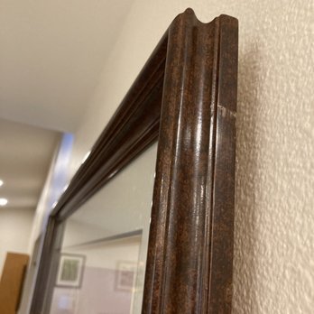 Hilford Moving & Storage - Damage to Jane Wooster Scoot serigraph frame. - Movers Near Me - Ventura, California Hilford Moving & Storage - Damage to Jane Wooster Scoot serigraph frame. - Movers Near Me - Ventura, California