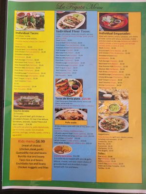 Menu photo 1 La Fogata Shelbyville, KY Menu photo 1 La Fogata Shelbyville, KY