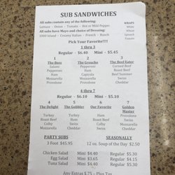 Jerry’s Pizza and Subs - Menu