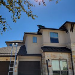 Honey Do Services - Gutter installation to rid mold stain on stone