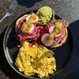 vegan breakfast sopes! vegan breakfast sopes!