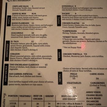 El Monumento - Menu - Mexican Near Me - Georgetown, Texas