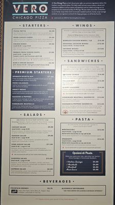 Menu photo 6 Vero Chicago Pizza San Tan Valley, AZ Menu photo 6 Vero Chicago Pizza San Tan Valley, AZ