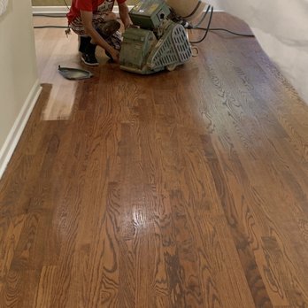 ADR Flooring - Start of sanding - Flooring Near Me - Chicago, Illinois