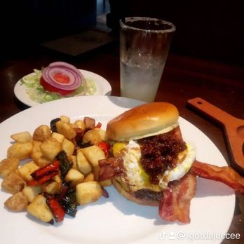 Firebirds Wood Fired Grill - BRUNCH BURGER! - Steakhouses Near Me - Hoover, Alabama