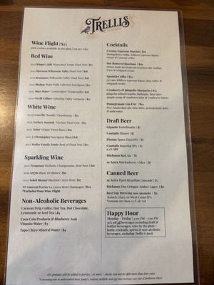 Menu photo 5 Trellis Dundee, OR
