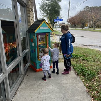 Coaster Coffee - Book library outside the store. - Coffee & Tea Near Me - Norfolk, Virginia
