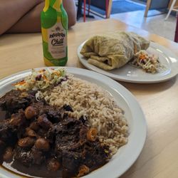 Sally's Roti Shop - Oxtail and Beef Curry Roti