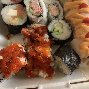 Super Sushi - The Black Widow Specialty Roll is on the bottom left. - Sushi Bars Near Me - Las Vegas, Nevada