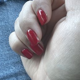 This is my manicure after getting it fixed for a second time. Two day later