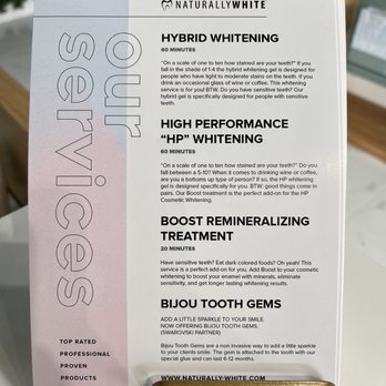 Naturally White - Sugarland - Services - Teeth Whitening Near Me - Sugar Land, Texas