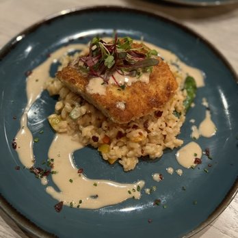 The Cove - Halibut sub risotto - Seafood Near Me - Vancouver, Washington The Cove - Halibut sub risotto - Seafood Near Me - Vancouver, Washington