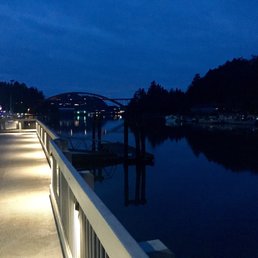 View of Rainbow Bridge from Dirty Biter Park