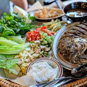 Pha Khao Lao Cuisine - Fish tray - Laotian Near Me - San Diego, California Pha Khao Lao Cuisine - Fish tray - Laotian Near Me - San Diego, California