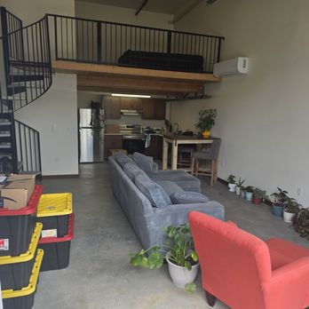 Atomic Orchard Experiment - First day moving in. If you have plants like me (i have about 20 more than shown), they're gonna go crazy with all the light - Apartments Near Me - Portland, Oregon