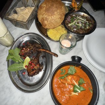 Dishoom - Chicken ruby, lamb chops, chole puri and roomali roti - Indian Near Me - London, XGL