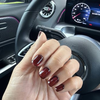 The Polish Lounge - Cat eye red - Nail Salons Near Me - North Miami Beach, Florida The Polish Lounge - Cat eye red - Nail Salons Near Me - North Miami Beach, Florida
