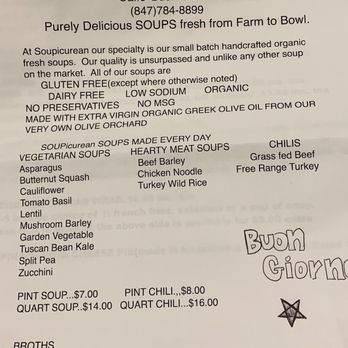 Soupicurean - Menu - Sandwiches Near Me - Winnetka, Illinois