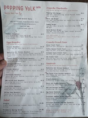 Menu photo 1 Popping Yolk Cafe Brea, CA Menu photo 1 Popping Yolk Cafe Brea, CA