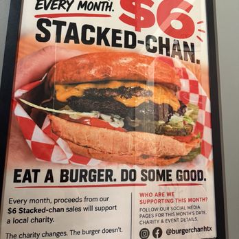 burger-chan - The Heights - $6 stacked Chan Wednesday! - Burgers Near Me - Houston, Texas burger-chan - The Heights - $6 stacked Chan Wednesday! - Burgers Near Me - Houston, Texas