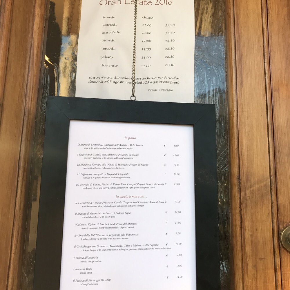 Caffe Desiderio - Menu - Italian Near Me - Settignano, FI