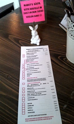 Menu photo 4 White Rabbit's Room kitchen & store Munich, BY Menu photo 4 White Rabbit's Room kitchen & store Munich, BY