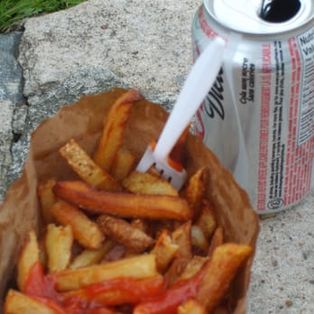 Bud The Spud - a can of soda and fries - Fish & Chips Near Me - Halifax, Nova Scotia Bud The Spud - a can of soda and fries - Fish & Chips Near Me - Halifax, Nova Scotia