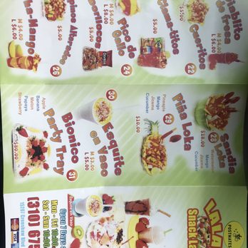 lala's snack land - Back of menu - Ice Cream & Frozen Yogurt Near Me - Gardena, California lala's snack land - Back of menu - Ice Cream & Frozen Yogurt Near Me - Gardena, California