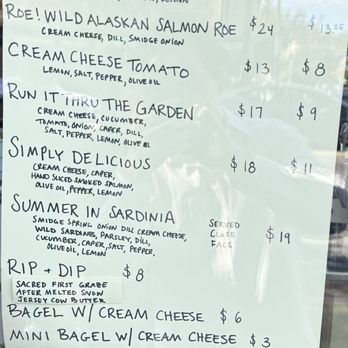 Courage Bagels - Menu - Bagels Near Me - Los Angeles, California