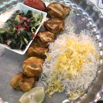 Caspian Restaurant - Chicken kabob - Mediterranean Near Me - Mountain View, California