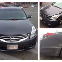 North Shore Auto Body - Before (front and rear end damage) After (my beautiful baby all better)