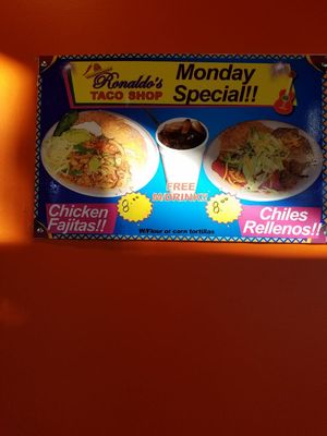 Menu photo 8 Ronaldo's Taco Shop Mission Viejo, CA