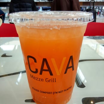 CAVA - Carrot Ginger Lemonade - Salad Near Me - Arlington, Virginia