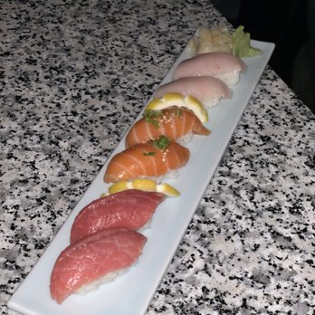 Sushi Den - Nigiri Sushi (2 pc/order): Toro/Fatty Tuna (~$15), Hamachi/Yellowtail (~$8), Shake/Salmon (~$8). - Japanese Near Me - Denver, Colorado