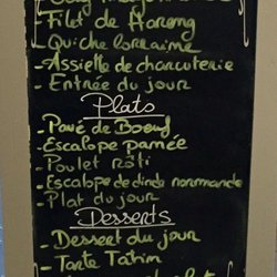 La Chaumière - Le menu à 14,50€