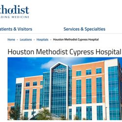 Houston Methodist Cypress Hospital - Methodist Hospital Cypress Texas