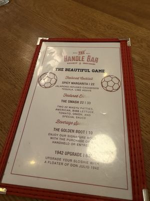 Menu photo 1 The Handle Bar Teton Village, WY
