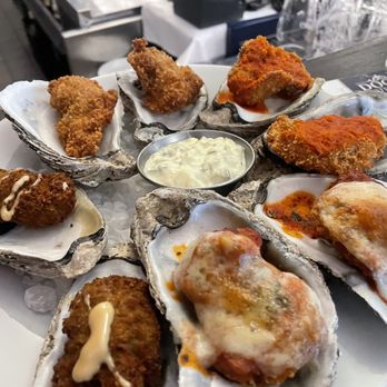 Dock's Oyster House - Fried Oysters (Plain, Parm, Wasabi, and Buffalo) - Seafood Near Me - Atlantic City, New Jersey Dock's Oyster House - Fried Oysters (Plain, Parm, Wasabi, and Buffalo) - Seafood Near Me - Atlantic City, New Jersey