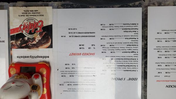 Menu photo 5 Eddies Philly & Hoagies Chandler, AZ