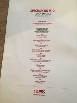 Menu photo 6 Wing Phat Saint-Léonard, QC