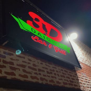 3D Daiquiri Bar and Grill - Sign outside - Mexican Near Me - Dallas, Texas