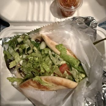 District Falafel - Lamb Gyro Wrap - Falafel Near Me - Bethesda, Maryland