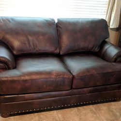 R & D Leather Furniture - Leather loveseat from R &D leather furniture