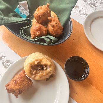 The 1761 Old Mill - Corn fritters and pecan rolls to die for - American Near Me - Westminster, Massachusetts The 1761 Old Mill - Corn fritters and pecan rolls to die for - American Near Me - Westminster, Massachusetts