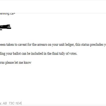 Karen King & Associates - Refusal to answer questions about bylaw changes - Property Management Near Me - Calgary, Alberta