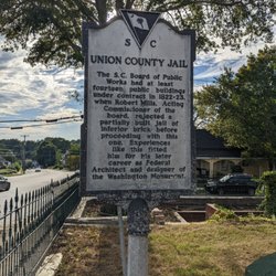 Union County Jail Historical Marker - Union County Jail Historical Marker, Union SC