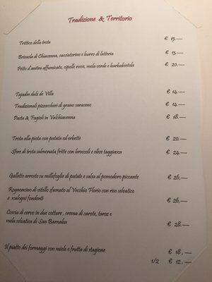 Menu photo 3 Lanterna Verde Villa Di Chiavenna, SO