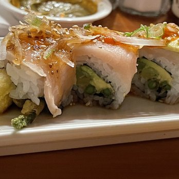 Tora Sushi Lounge Tillamook - Up close of heaven roll - Japanese Near Me - Tillamook, Oregon Tora Sushi Lounge Tillamook - Up close of heaven roll - Japanese Near Me - Tillamook, Oregon